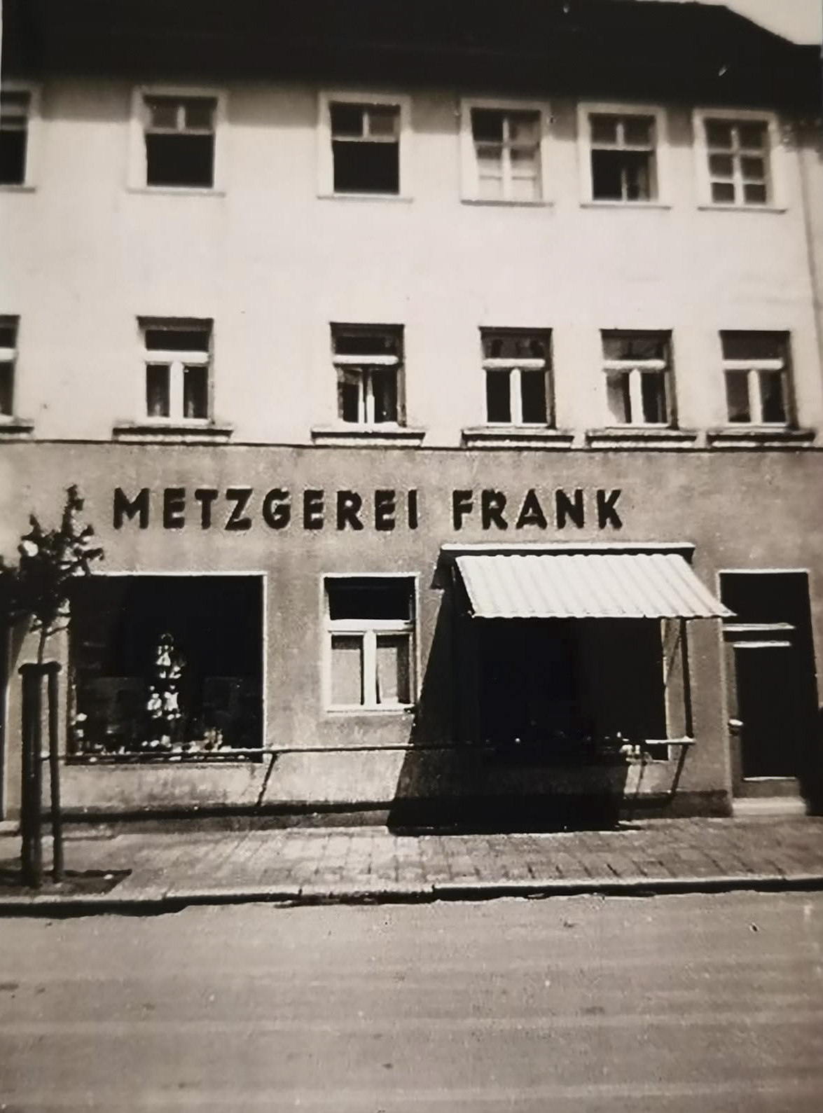 Metzgerei Frank vor 1971